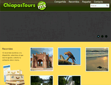 Tablet Screenshot of chiapastours.com.mx